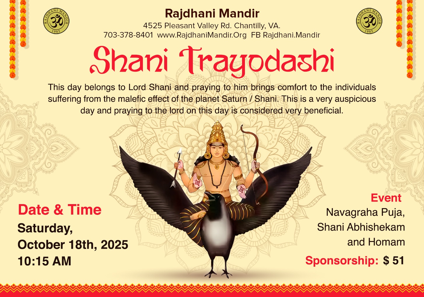 Shani Trayodashi 2